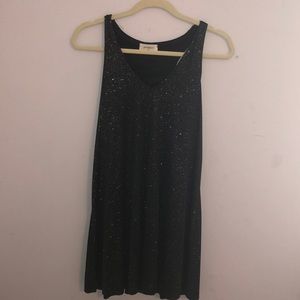 Black Sparkly Shift Dress